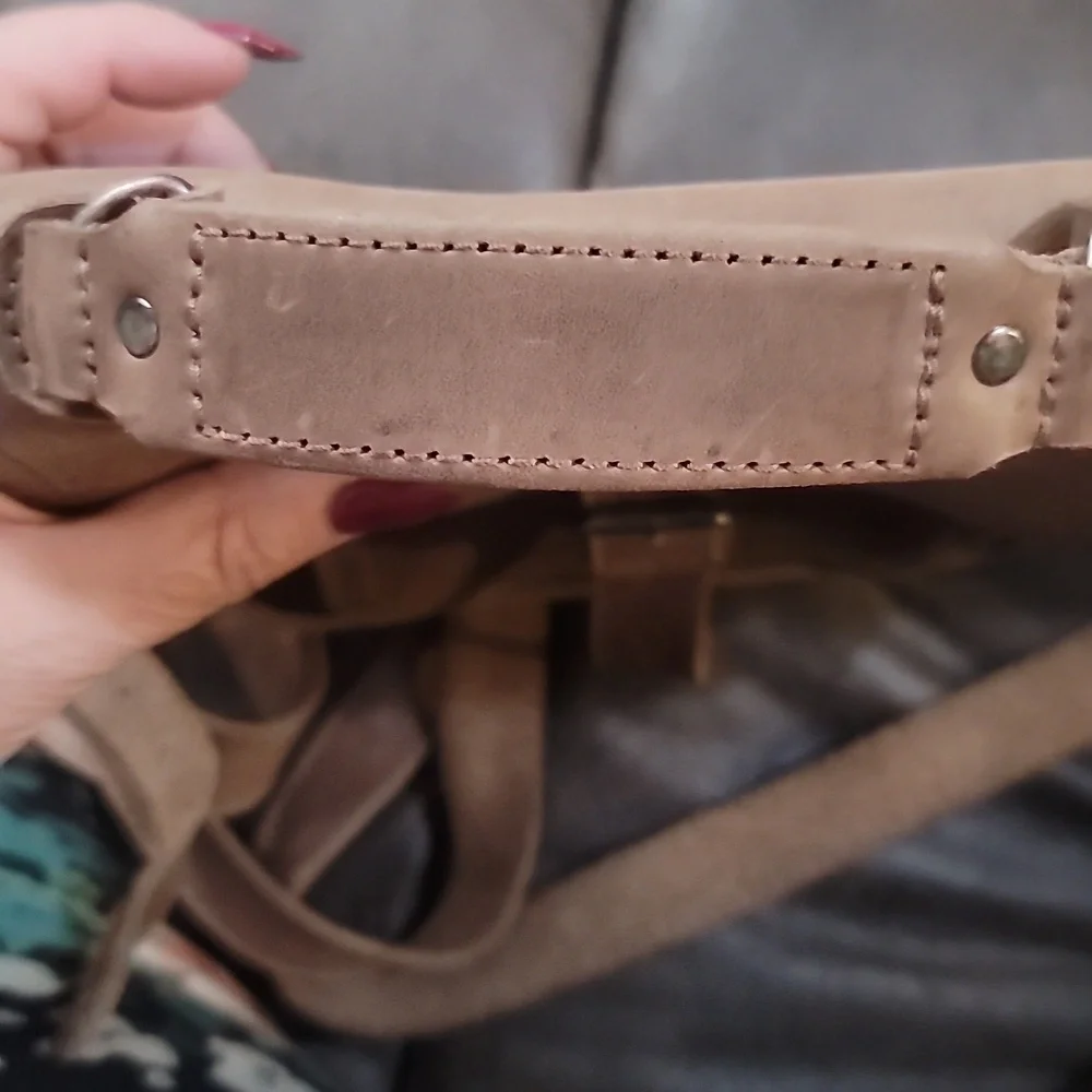 Leather Crossbody Messenger Bag
